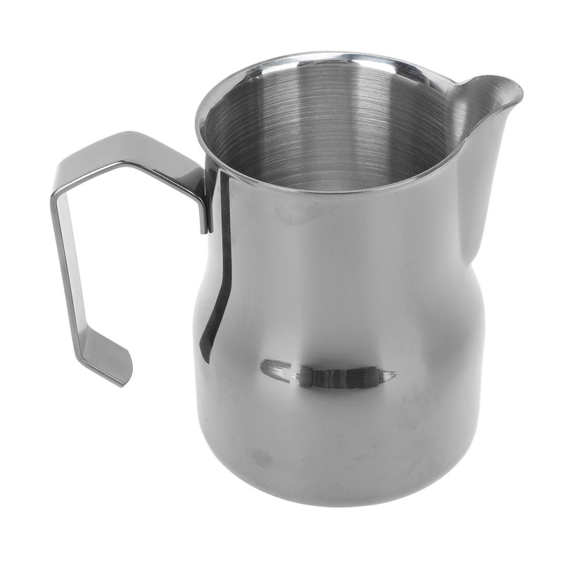 Milk Frother Cup 350ml 304 Stainless Steel Pointed Mouth Foaming