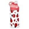 Botella de agua Kigai Ladybug para niños, botellas de termo