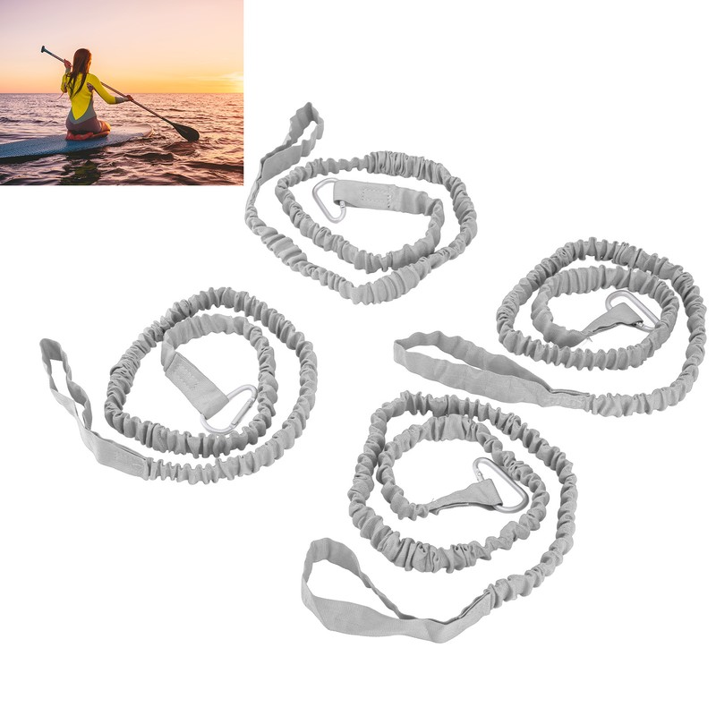 4Pcs Kayak Paddle Rope Super Stretchy Anti Lost Portable Nylon