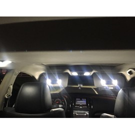 D15 Lighting LED Interior Light Kit for Nissan Titan XD 2016-2022 6000k White Map Dome Visor Footwell Cargo License Plate Bulbs (14 Pieces)