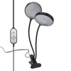 Plant Grow Light Timing 5 Dimmable Levels Waterproof Dual Head