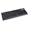 IOGEAR 104-Key Keyboard with Integrated Smart Card Reader GKBSR201TAA, Black