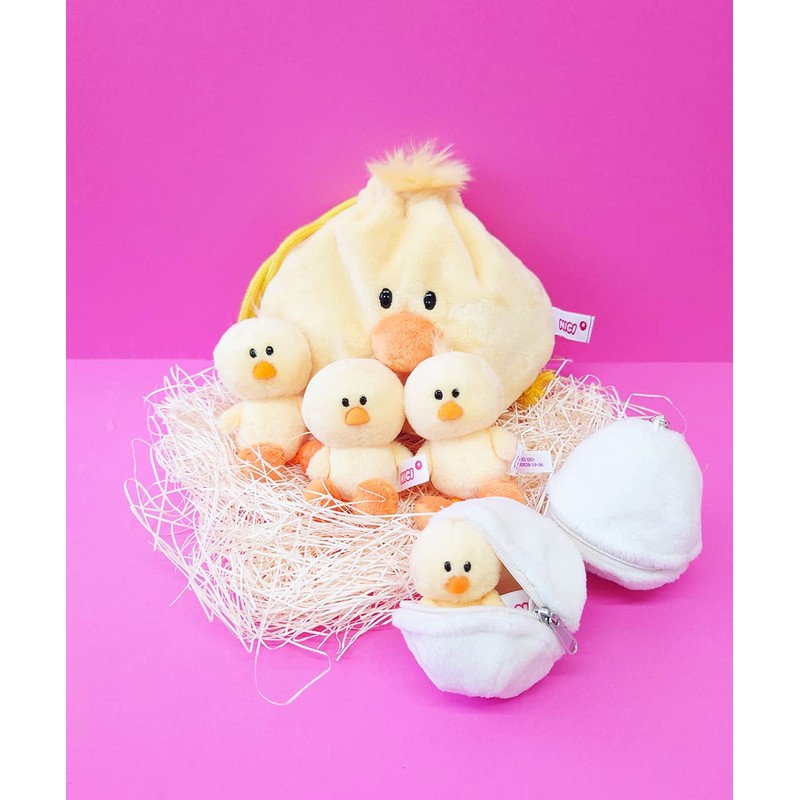NICI BB Egg + Chick Key Ring, 2.8 inches (7