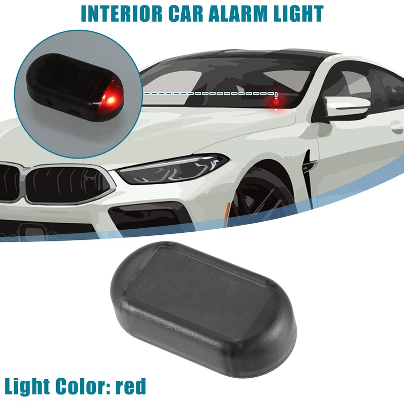 X AUTOHAUX Car Alarm Light LED Flashing Flash Anti Theft
