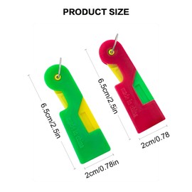 3 Pcs Automatic Needle Threader, Plastic Sewing Machine Needle Threader, Simple Needle Threaders Hand Sewing Automatic Needle Threaders for Hand Sewing and DIY Threading Tool(Random Color)