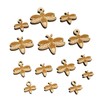 Flying Firefly Lightning Bug Mini Wood Shape Charms Jewelry DIY