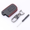 BKY Toyota Exclusive Smart Key Case, Leather, Beige, Harrier Camry,
