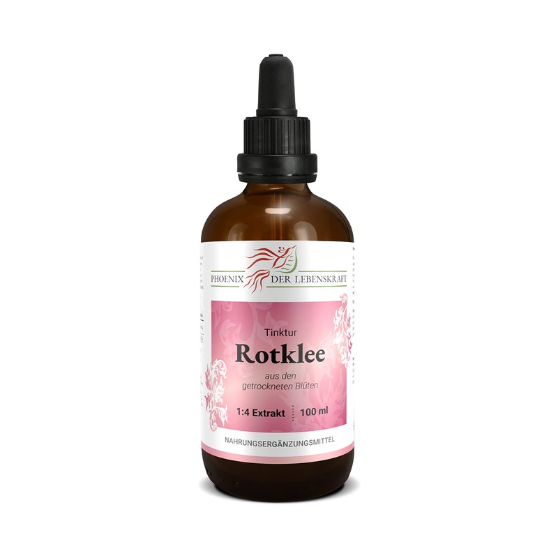 Red Clover Tincture, 100 ml, Trifolium Pratensis Drops (1:4 Extract),