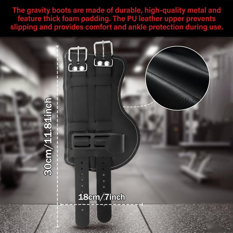 Elezenioc Anti Gravity Inversion Boots for Hanging Upside Down,Inversion Boots