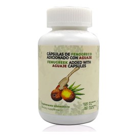 Semillas De Fenogreco Con Aguaje 60 Cápsulas Herbolaria Salu