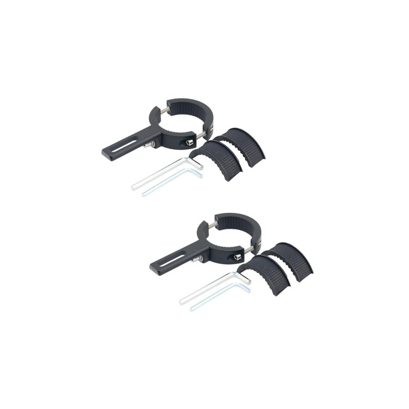 Pack of 2 Mounting Brackets for Motorcycle Headlights, 38-60 mm