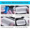 KASBEE ABS Gel Pads, 50PCS Muscle Stimulator Pads Replacement for