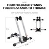 ROCKBROS Foldable Bike Stand Floor Alloy Bicyle Stand Folding Indoor