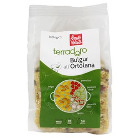 Baule volante Zuppa di Bulgur con Verdure - Mix di Grano Duro Spezzato e Precotto con Verdure Biologiche Essiccate - Ricetta Ispirata al Taboulé Mediterraneo