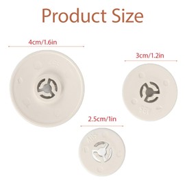3 PCS Sewing Machine Spool Cap Set, 40mm 30mm 25mm Spool Pin Cap Holder Replacement Parts