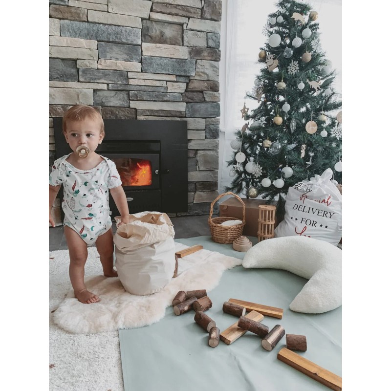 QToys USA Tree Blocks 106 pcs