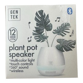 Gentek Gen Tek Plant Pot Bluetooth Wireless Speaker Multicolor
