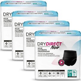 Dry Direct Noir Ultimate Protective Underwear (Small - Case of 56) by Parentgiving