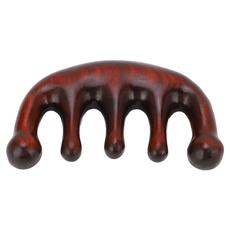 Wood Scalp Meridian Comb Stress Relief Prevent Static Wide Tooth