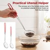 2Pcs Stainless Steel Hot Pot Strainer Spoons Boba Scoop with