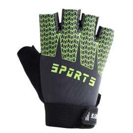 Kids Children Sports Half Finger Gloves Mittens Breathable & Non-slip Cycling Gloves Shockproof Fingerless Gloves for for Riding Motorcycle Bike Camping Hiking Climbing Fitness UV protection Gloves