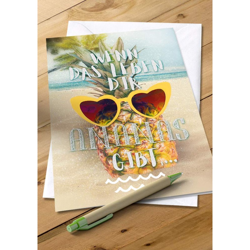 Pop up cards, Pineapple