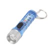 Keychain Flashlight Long Range Super Bright LED Flashlight USB Rechargeable