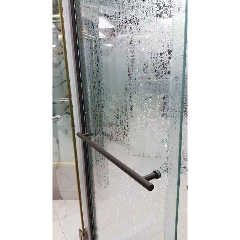 THE SHOWER DOOR SINGLE SIDED CONTEMPORARY LADDER (H) TOWEL BAR