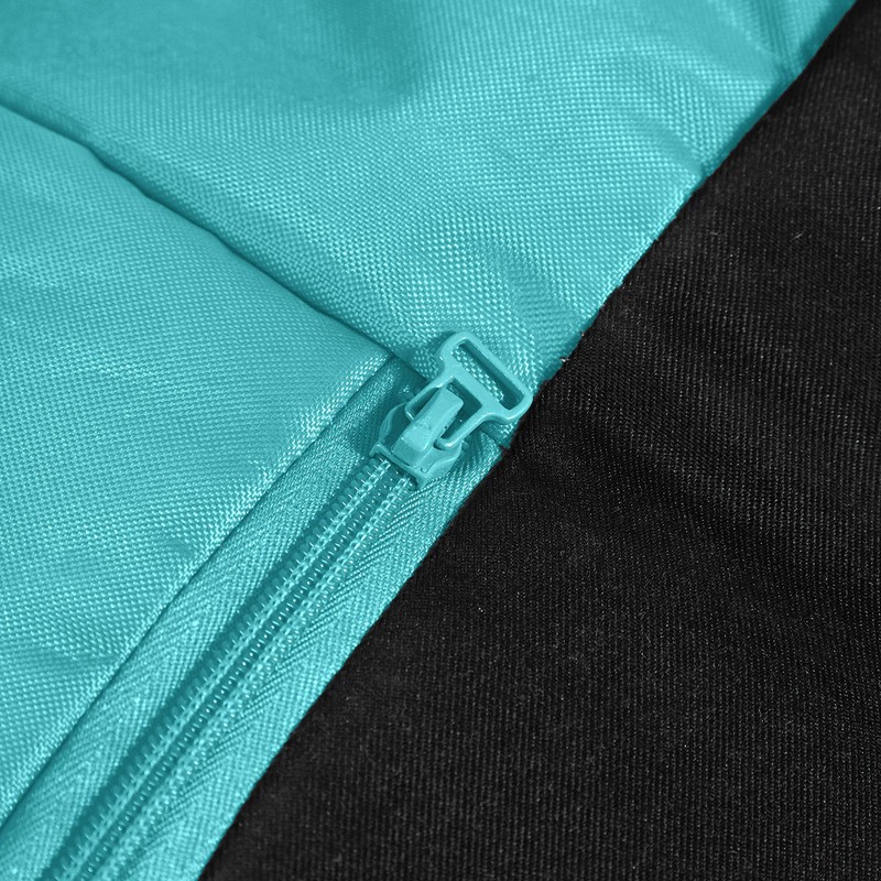 Urban Shop Structured Canvas Bean Bag Chair, Aqua