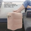 Inflatable Foot Rest Pillow Washable Lightweight Portable Inflatable Footrest Cushion