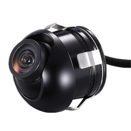 PONPY Mini CCD HD Night Vision 360 Degree Rotatable Car Rear Front Side View Backup Camera with Mirror Image Conversion Lines