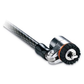 Kensington 67723 MicroSaver Keyed Ultra Laptop Lock, 6ft Steel Cable, Two Keys