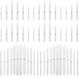 48 Pcs Blending Stumps and Tortillions, Paper Art Blenders Stumps Tortillon, Art Pencils Stumps in 6 Sizes, Smudge Sticks Drawing Tools, Drawing Supplies for Artists Students Painting Sketch Drawing