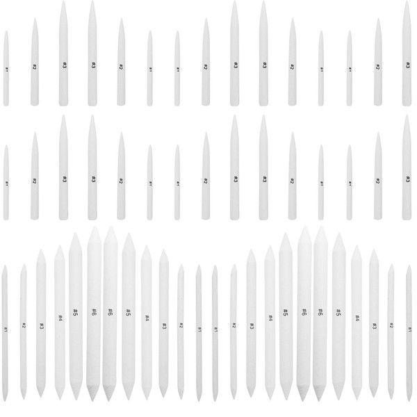 48 Pcs Blending Stumps and Tortillions, Paper Art Blenders Stumps