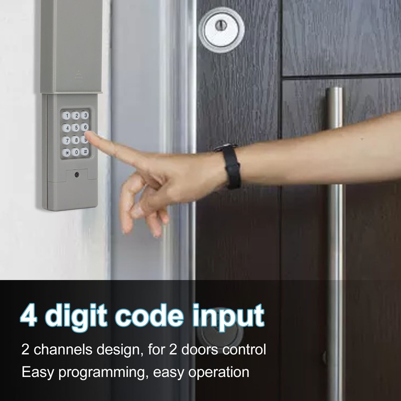 Universal Garage Door Opener Keypad Wireless Keyless Password Keyboard with