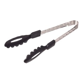 Pearl Metal C-1822 Nylon Tongs, 9.4 inches (24 cm), Black, Made in Japan
