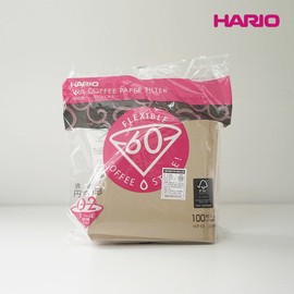 Hario V60 hand drip coffee filter paper filter, 100 sheets for 3~4 people (yellow) VCF-02-100M / 하리오  V60 핸드드립 커피 여과지 필터 3~4인용 100매(옐로우) VCF-02-100M