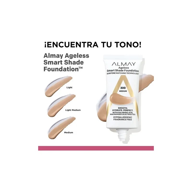 Base de maquillaje Almay Smart Shade Ageless Tono: Light