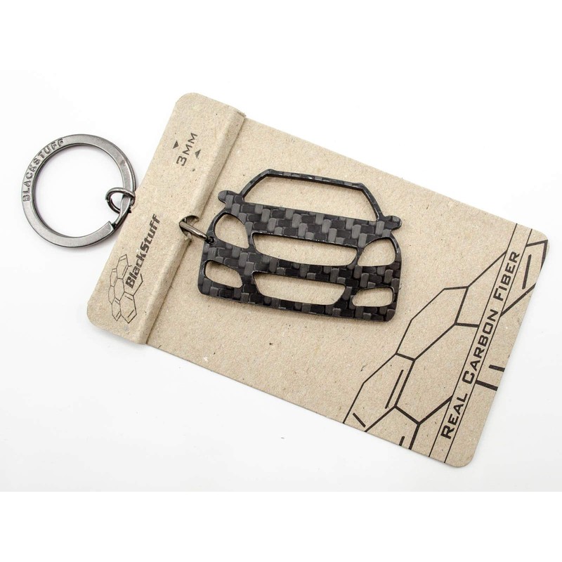 BlackStuff Carbon Fibre Keyring Compatible with Vectra C Facelift 2005-2008