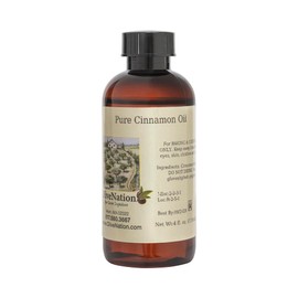 OliveNation Pure Cinnamon Oil - Food Grade Cinnamon Bark Oil for Baking, Candy, Chocolates, Beverages, 8 fl oz