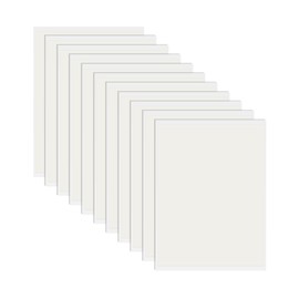 10 Packs Vinyl Siding Repair Kit, White Durable Self-Adhesive Vinyl Siding Patch Cut to Fit Freestyle Cover Any Cracks, Holes, or Blemishes on PVC Fence Repair Kit