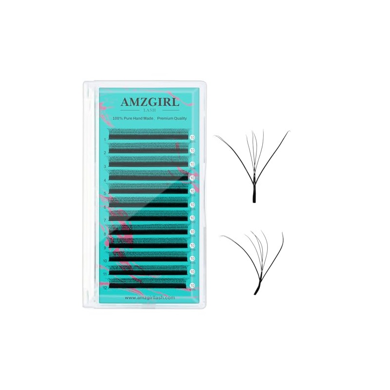 Individual Lashes Cashmere Volume Lash Extensions C Curl 8DW Premade