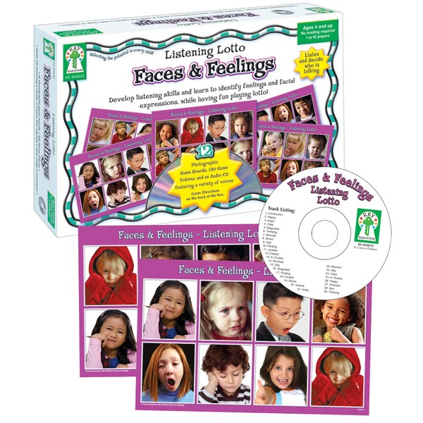 Key Education Faces and Feelings Board Game, Social Emotional Learning