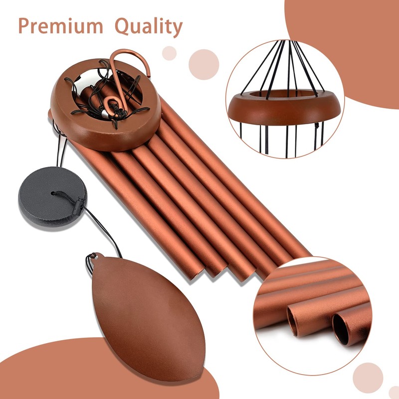 ASTARIN Wind Chimes for Outside Deep Tone,36 Inch Windchime Outdoors，Chimes