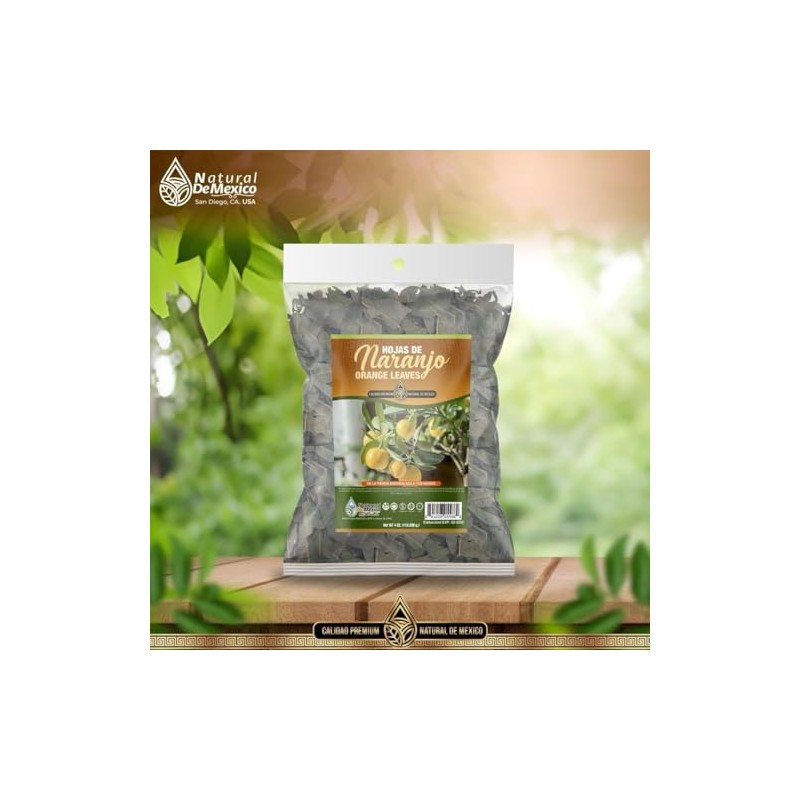 Natural de Mexico Hojas de Naranjo Tea 4oz