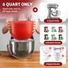 6QT Silicone Liners Compatible with KitchenAid 6QT Stand Mixers Liner