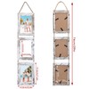 QUTREY Collage Picture Frames 4x6, 6 Openings Hanging Photo Frame