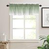 Anzona Curtain Valance 42" x 18", Sage Green Window Valances