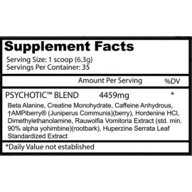 Suplemento Insane Labz Psychotic Gold 35 Servicios Naranja