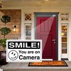 STNRST-IN 12 Pcs Smile You're on Camera Signs Stickers, 8